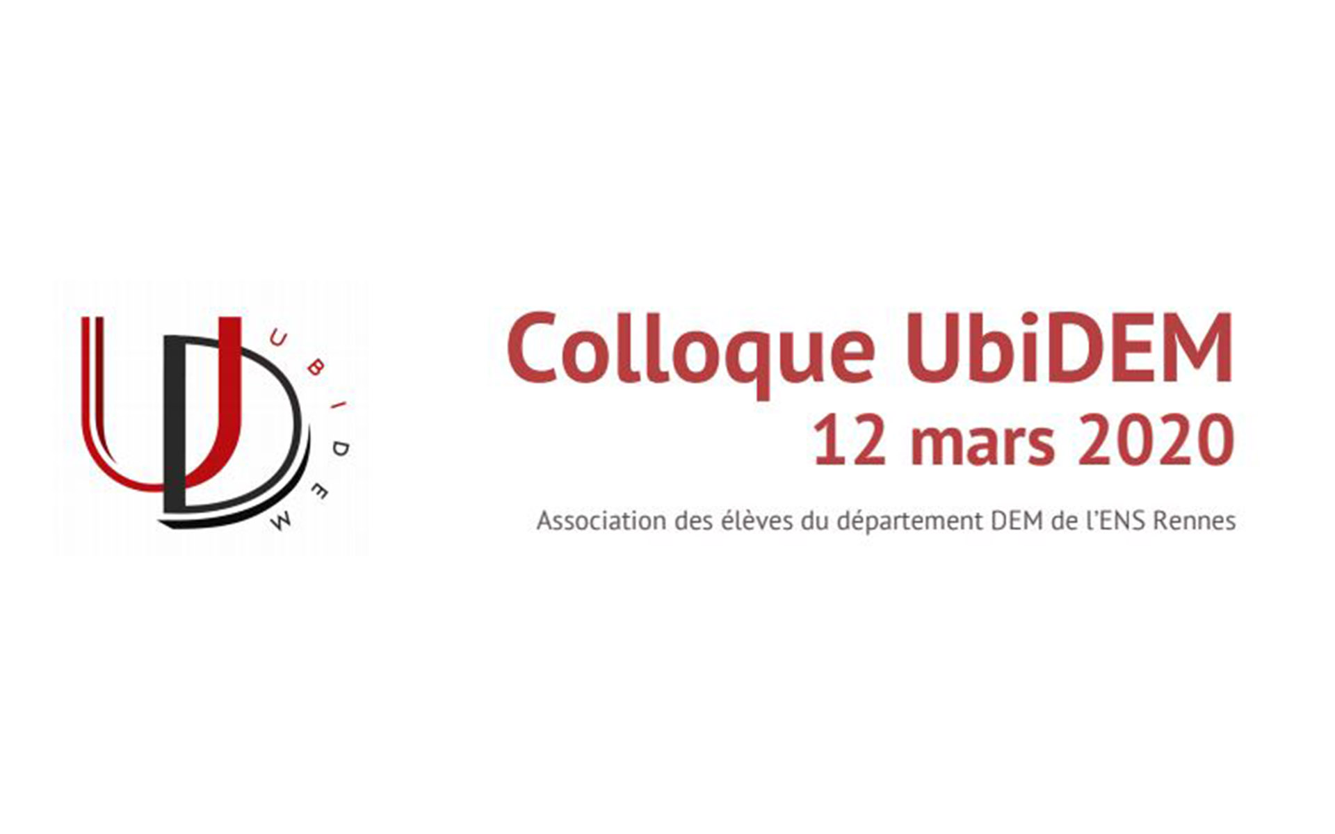 Colloque UbiDEM – 12 mars 2020